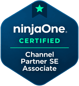 NinjaOne Channel Partner SE Associate certification badge