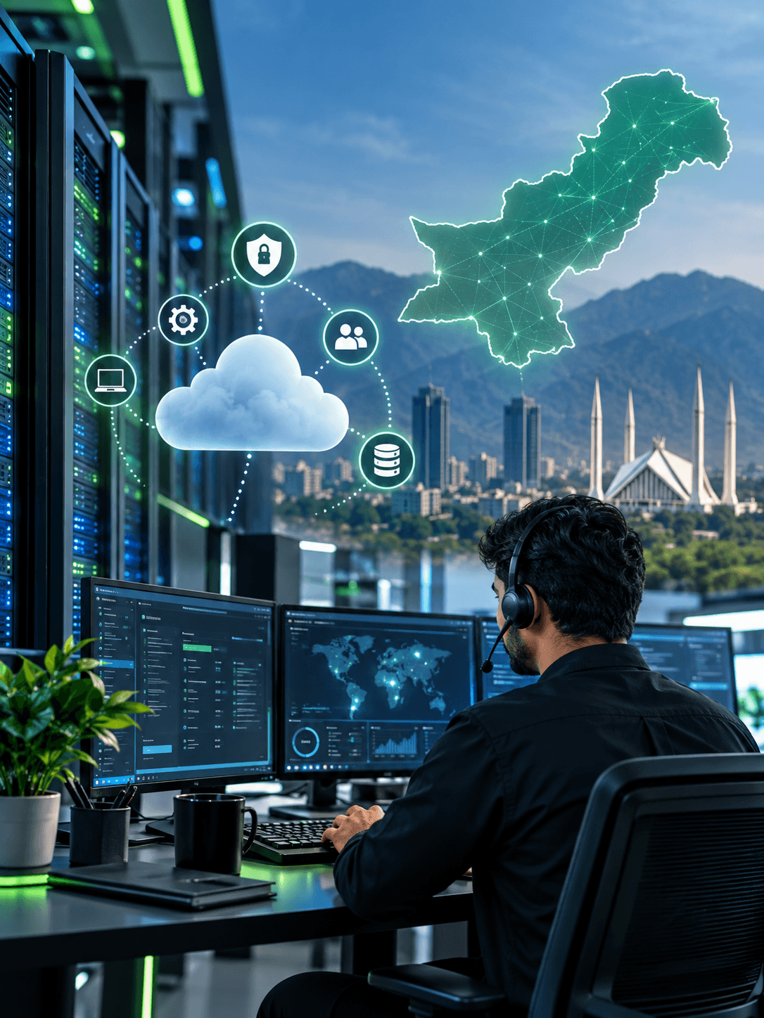 SV Tech managed services engineers supporting a client IT environment